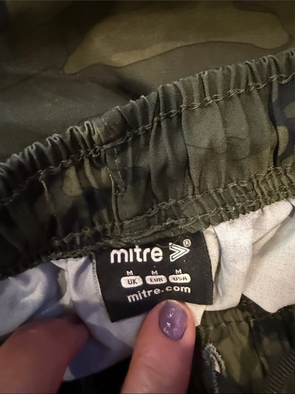Men's Camo shorts - Olive Green